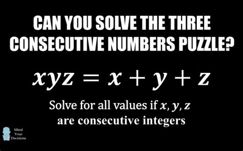 Image result for Three Consecutive Numbers