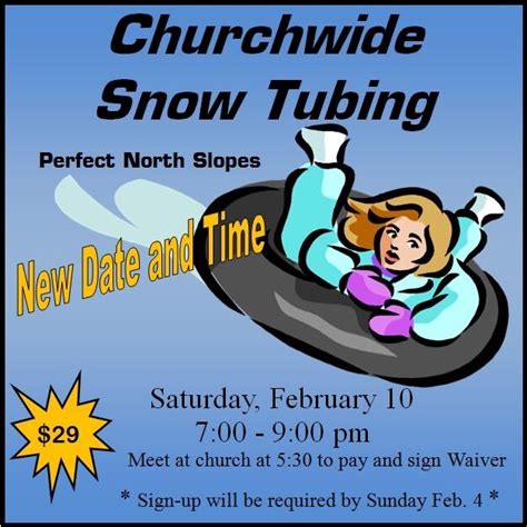Churchwide Snow Tubing, Perfect North Slopes, Lawrenceburg, 10 February ...