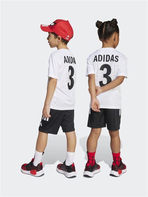 Buy adidas White Marvel Spider-Man T-Shirt Set from Next India