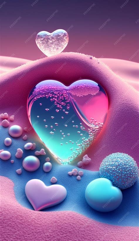 Fonds D'écran Coeur Haute Définition Et Haute Définition | Photo Premium