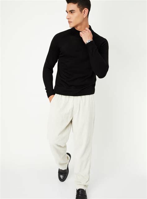 Buy Men Solid High Neck Sweater Online at just Rs. 999.0 ...