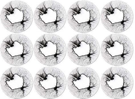 Buy Wizme Juda Net for Hair Bun Juda Bun Maker Tool - Set of 12 (Black ...