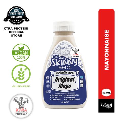 Skinny Food Fat Free Mayonnaise (425ml) Virtually Zero Calorie - Xtra ...