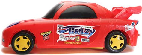 Luna Crazy Friction CAR RED : Amazon.in: Toys & Games