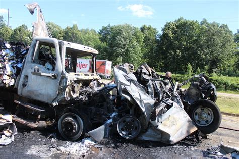 2 dead in fiery 3-vehicle crash on I-96 in Ionia Co.