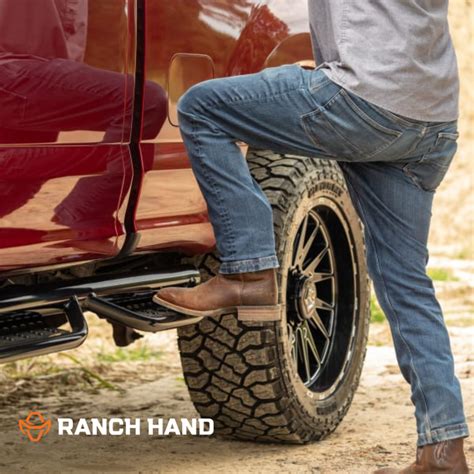 Elevate your vehicle entry experience with Ranch Hand's Running Steps,