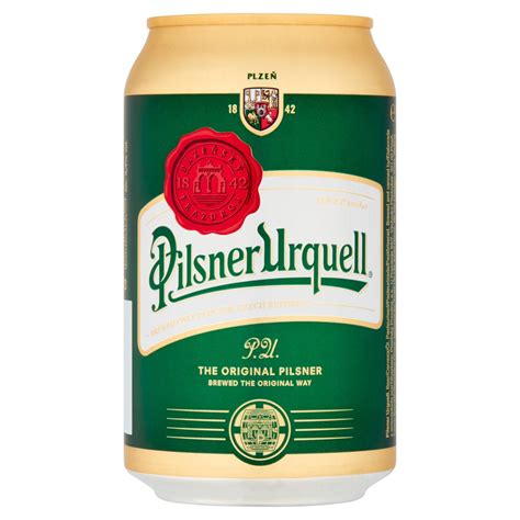 Pilsner Urquell Beer Lager Cans 6 x 330ml | Zoom