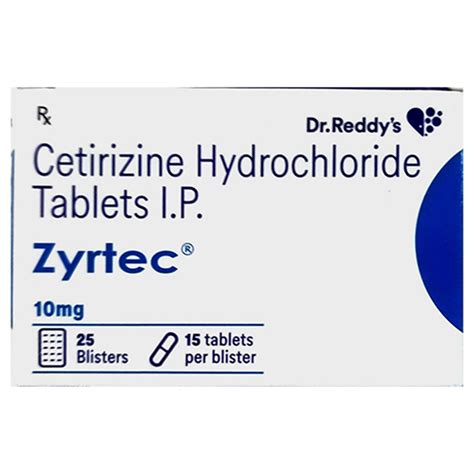Zyrtec 10 mg Tablet | Uses, Side Effects, Price | Apollo Pharmacy