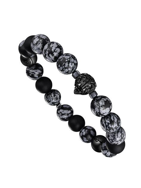 Lion Snowflake Obsidian Wrap