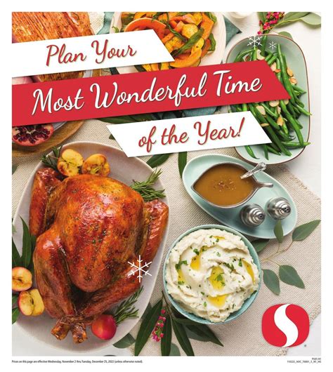 Safeway Holiday Guide Weekly Ads & Special Buys from November 2