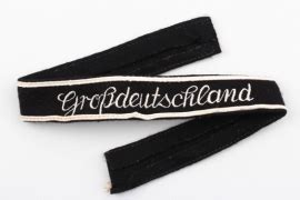 ratisbon's | "Großdeutschland" EM/NCO cuff title - Sütterlin script ...