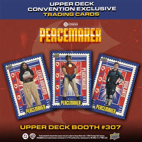 SDCC 2025: Upper Deck Reveals Exclusive PEACEMAKER Trading Card Packs