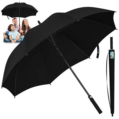 Buy ANYCHO 60 Inch Big Umbrella for Man, Auto Open Golf Umbrella ...