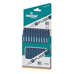 Hauser Fuse Ball Pen Wallet Pack | Tip Size 1.0 mm | Bold Writing Ball ...