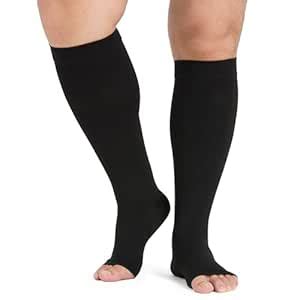 KEKING Compression Stockings, Knee High Compression Socks 20-30mmHg ...