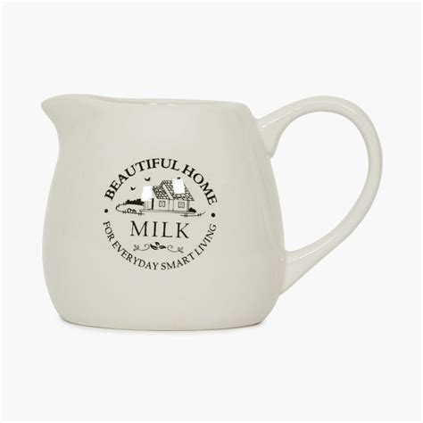 Buy Mendo Ceramic Microwave Safe Milk Pot - 320ml from Home Centre at ...
