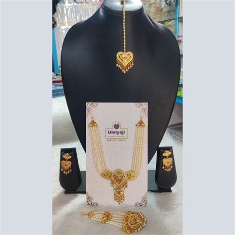 Kavita Art Gold Plated Austrian Stone Necklace Set – JewelEMarket