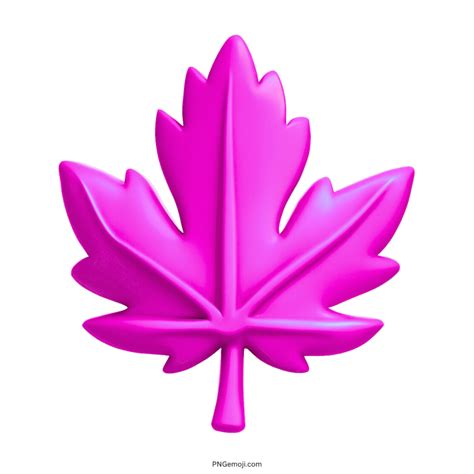 Maple Leaf Emoji Multicolor 3D PNG, ClipArt Collection – PNG Emoji