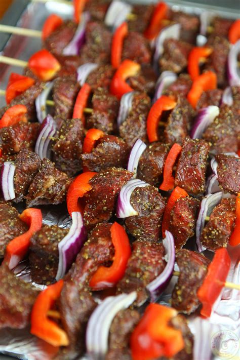 Easy Broiled Beef Kabobs - Colorful Recipes
