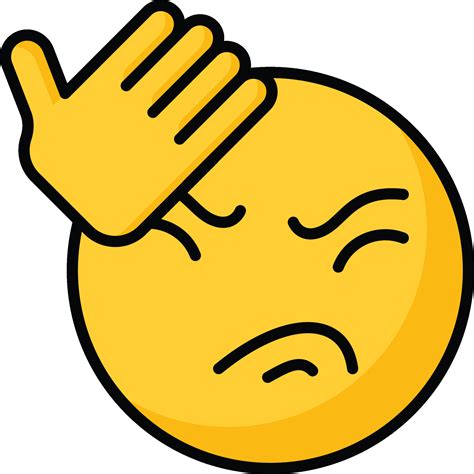 Get this creative icon of frustrated emoji, ready to use 43765519 Vector Art at Vecteezy