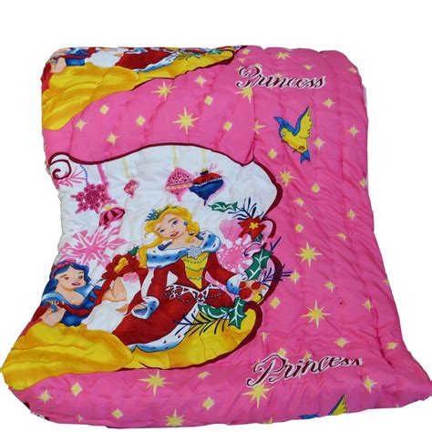 Buy Soft Princess Pink Reversible Single Bed Quilt For Girls Online at ...