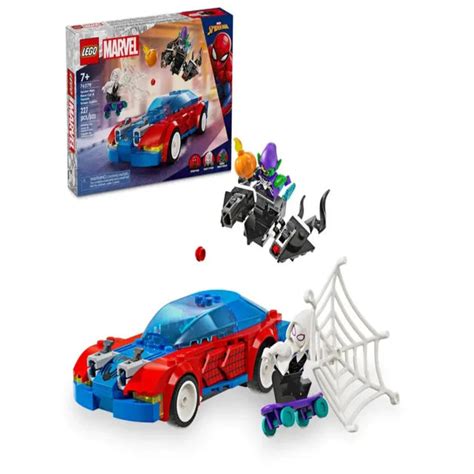 Lego 76279 Marvel Spider-Man Race Car & Venom Green Goblin - 227 Piece ...