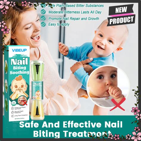 Anti Nail Biting Polish, Clear to Discourage Nail Biting & Thumb ...