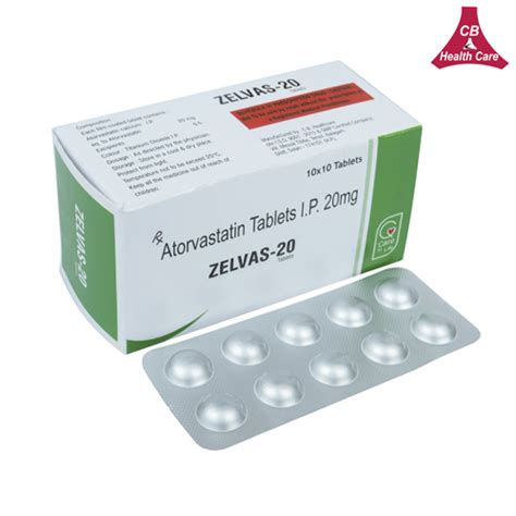 Atorvastatin I.P. 20mg Tablets C.B. Healthcare