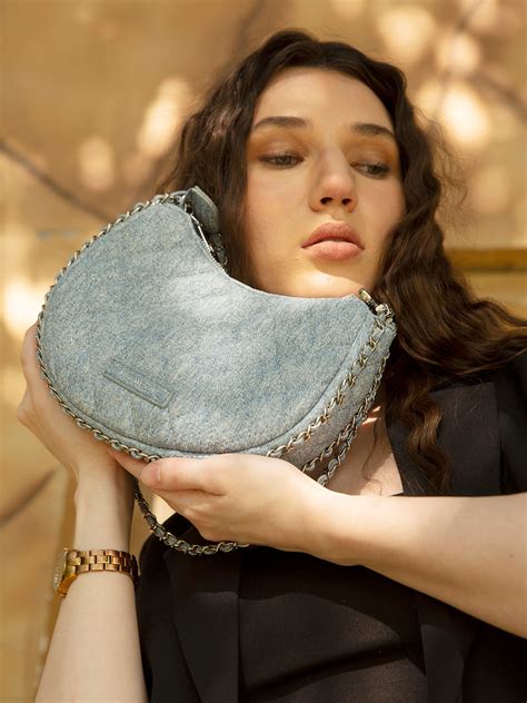 Sofia Shoulder Bag Denim Casual Everyday Bag – Miniwesst