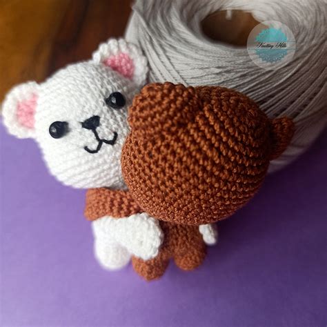 Cute Anime Milk and Mocha Face to Face Hugging Each Other Keychain ...