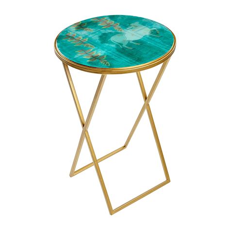Pichwai Metal Accent Table: A Beautiful Accent – Artychoke