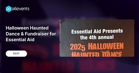 Halloween Haunted Dance & Fundraiser for Essential Aid, St. Nicholas ...