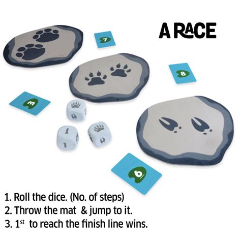 Chalk and Chuckles Stepping Stones, Active Movement Math Game