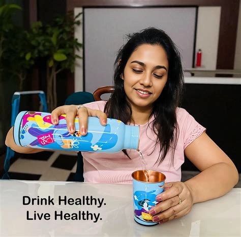Travel Tales Copper Bottle Set with Glasses | PaintzStories