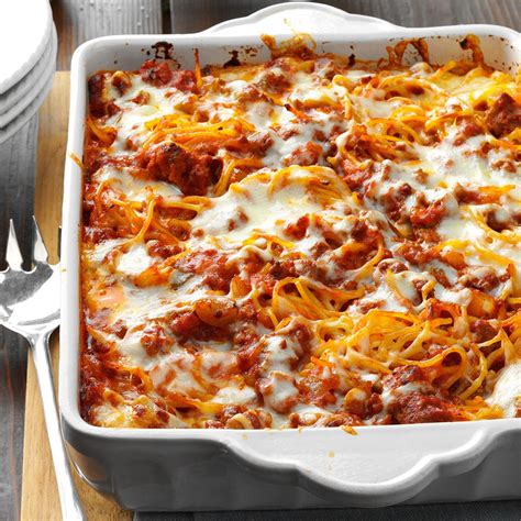 Baked Italian Spaghetti Casserole Recipe at Edna Price blog