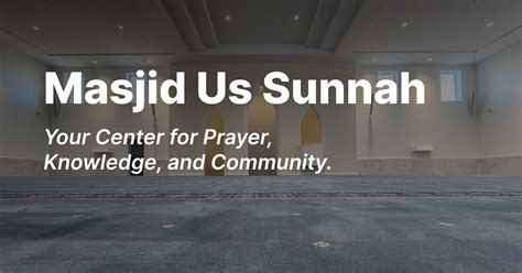 Masjid Us Sunnah of Madison