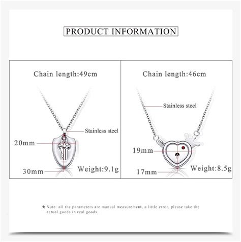 Stainless Steel Couple Heart Love Lock Key Pendant Set-Valentine's Day ...