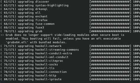 [Solved] While upgrading, I got this error relating grub. / Kernel ...