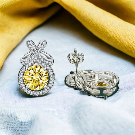 Buy Designs & You Crushed Ice Cut Cubic Zirconia Silver Plated Yellow ...