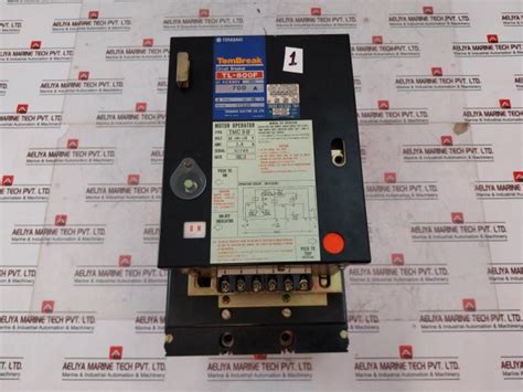 Terasaki Electric Tembreak Tl-800F Circuit Breaker W/ Tmc9B Motor Oper ...