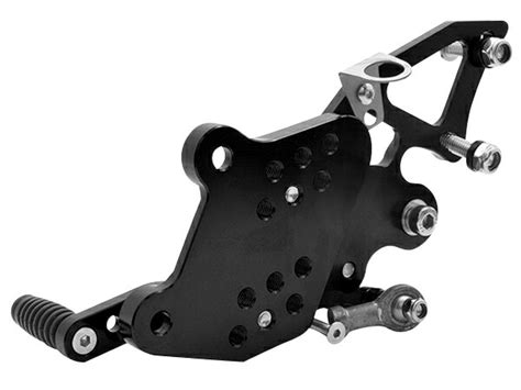 NINJA250 ニンジャ250 Z250 2013-2017 アルミ削り出し バックステップキット 角度調整可能 ブラック カスタム パーツ ...