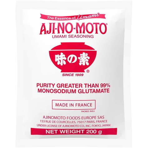 Ajinomoto - Umami Seasoning Monosodium Glutamate - 200g : Amazon.co.uk: Grocery