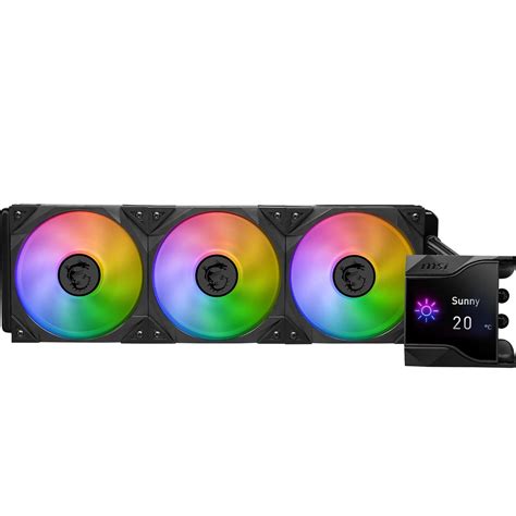 MSI MPG CORELIQUID D360 CPU Liquid Cooler - Pump with 60 mm Fan, 3 x ...