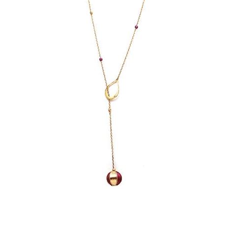 Pendulum Design Daily Wear Gold Chain Necklace