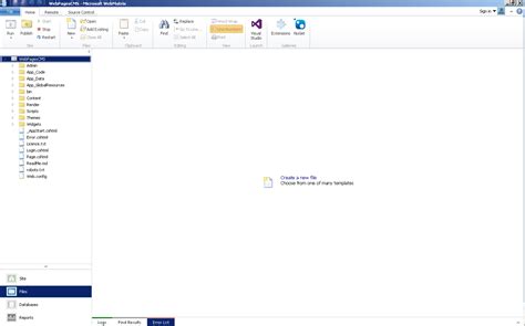 Image result for Microsoft WebMatrix Features