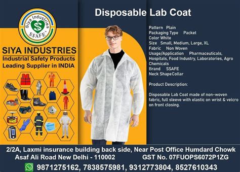 Disposable Lab Coat - Best Disposable Lab Coats Manufacturer from New Delhi
