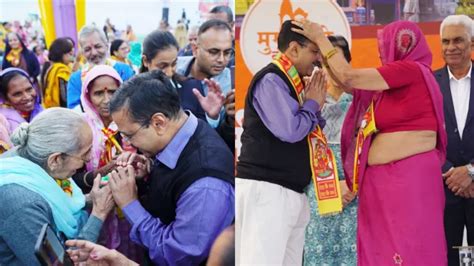 83वीं ट्रेन द्वारकाधीश रवाना, विदा करने पहुंचे CM केजरीवाल बोले- 'उनके ...