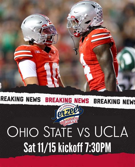 Ohio State vs UCLA at 2531 Fulton Rd NW - Old Sportspage Building ...