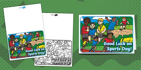 Sports Day Greeting Card (teacher made) - Twinkl
