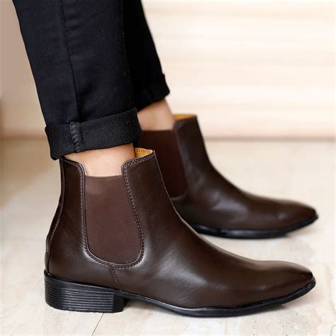 Bxxy's Faux Leather Chelsea Boots for Men – BxxyShoes